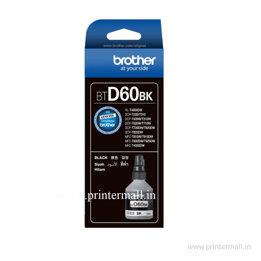 brother D60BK BT5000 Ink Models DCP-T220 T226 T420W T426W T520W T525W T820DW T310 T510W T710W T910DW T920DW T4500DW T4000DW