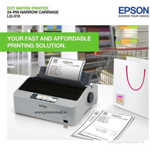 EPSON LQ-310 Dot Matrix Billing Printer 24Pin 80Column 400CPS