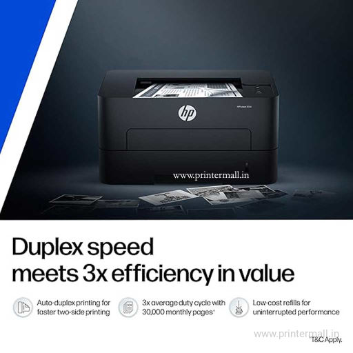 HP 303d Auto Duplex Laser Printer (New Launch), 30 PPM, 256 MB Memory, USB 2.0, Black