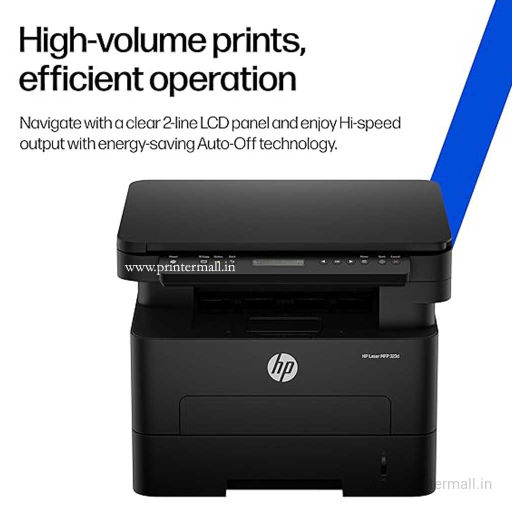 HP 323d Auto Duplex Laser Printer (New Launch), Print Scan Copy LCD Display 30 PPM 256 MB Memory USB 2.0