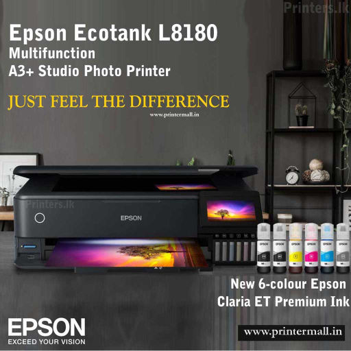 EPSON L8180 A3+ Print, Scan (Legal,A4) Professional Photo Printer