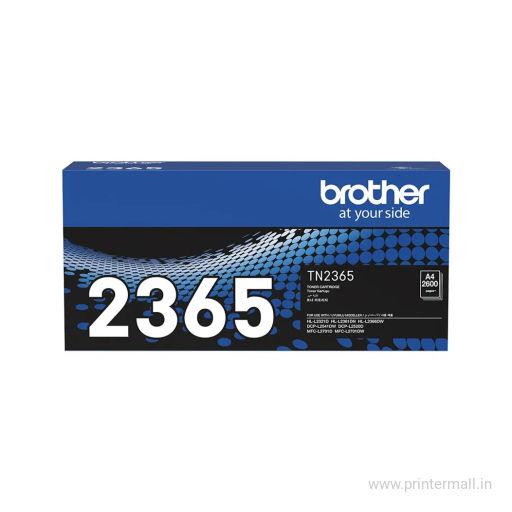 brother TN2365 Toner Life 2600-Pages Models HL-L2321D HL-L2361DN HL-2366DW DCP-L2541DW MFC-L2701D MFC-L2701DW DCP-L2520D