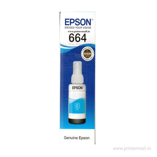 Epson 664 Cyan Ink Models L100, L110, L130, L200, L210, L220, L300, L310, L350, L355, L360, L365, L380, L455, L550, L555, L565