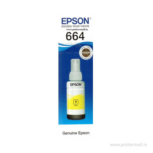 Epson Genuine 664 Yellow Ink Models L100, L110, L130, L200, L210, L220, L300, L310, L350, L355, L360, L365, L380, L455, L550, L555, L565