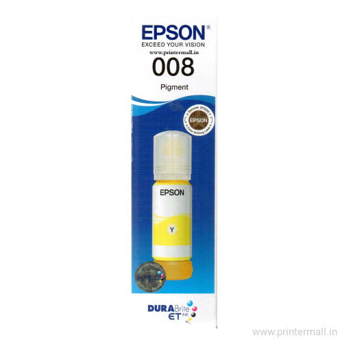 Epson Genuine 008 Yellow Ink Models L6460/L6490/L6570/L6580/L15150/L15160L15180/M15140/M15180