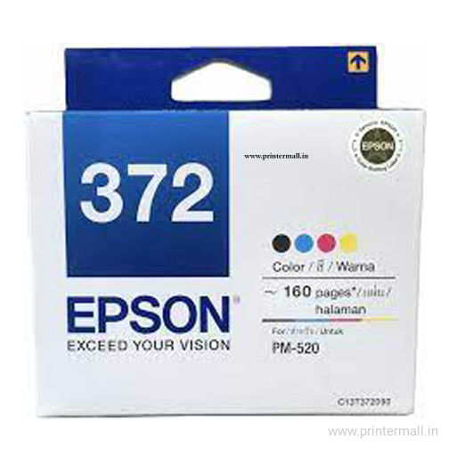 Epson Genuine T372 Photo Ink Cartridge Replacement for T-372 Ink Cartridge Use in for PictureMate PM-520 Photo