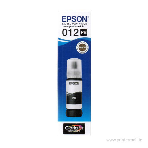 Epson Genuine 012 PB Photo Black Ink for the Model Epson L8180 / L8160