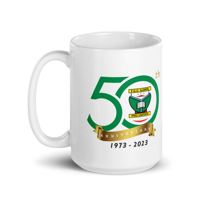 15oz 50th Anniversary Ceramic Mug