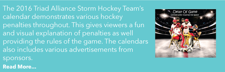 Read more about a hockey team's calendar!