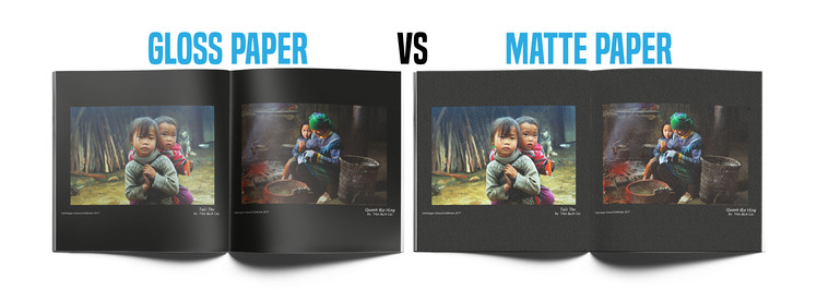 Gloss Paper Versus Matte Paper