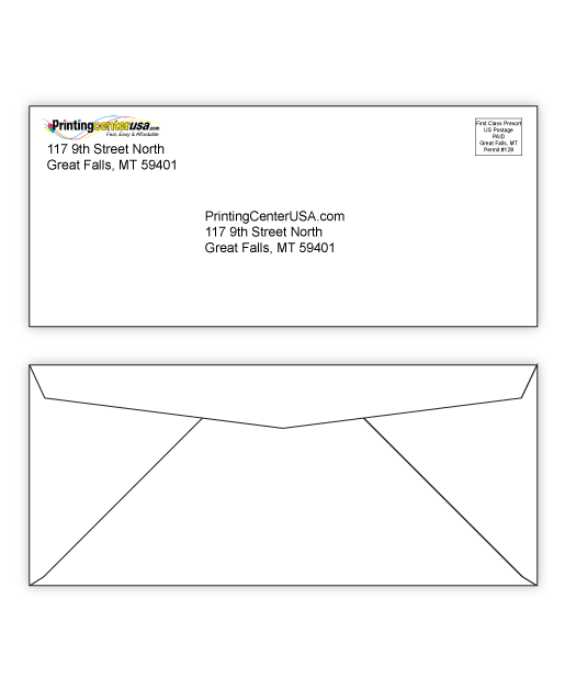 business letter format envelope