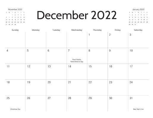 Free Indesign Calendar Template 2023 Calendar Templates | Printingcenterusa