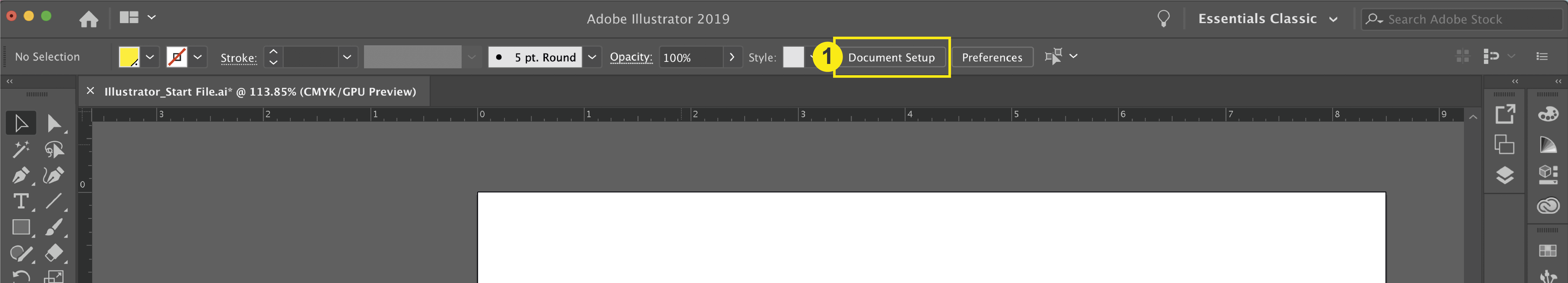 Illustrator_Document Setup