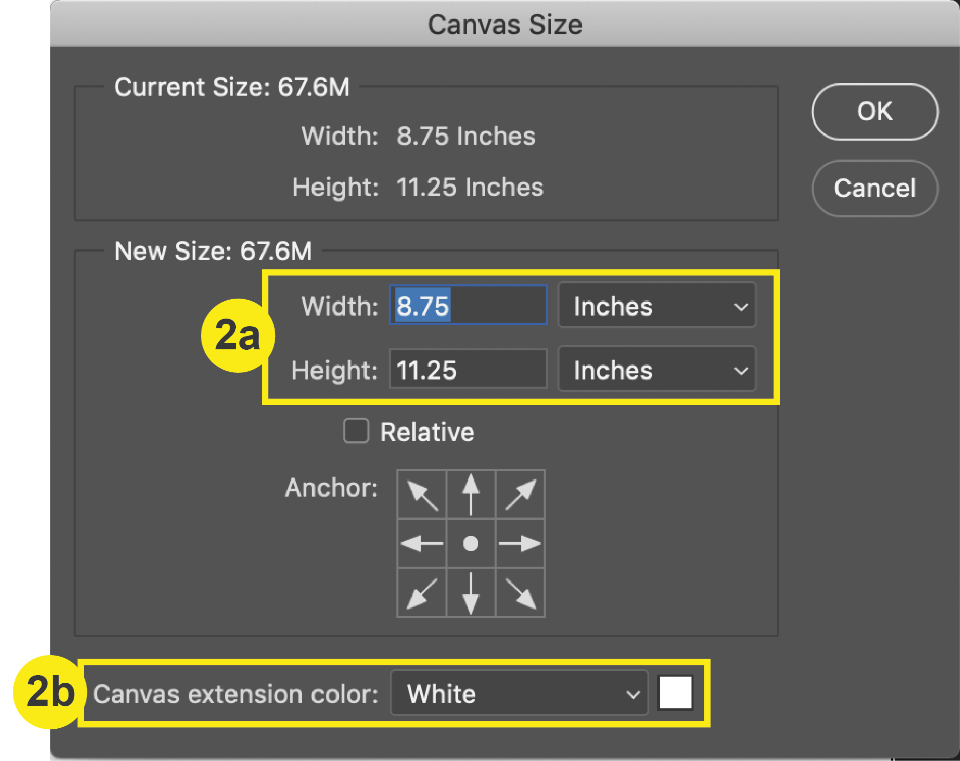 Photoshop_Canvas Size