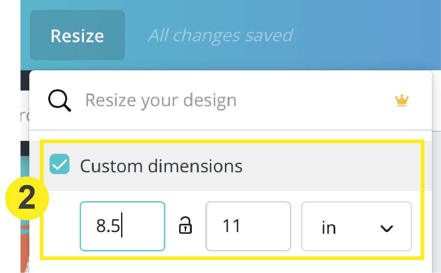 How To Change Size Of Canva Template