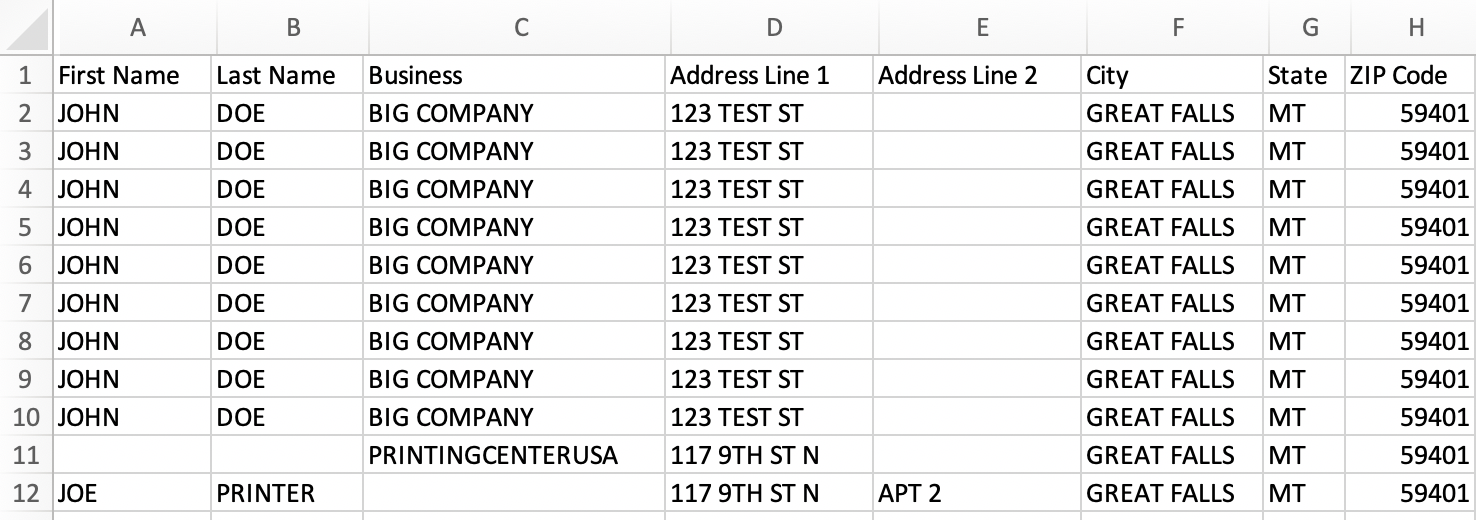 Mailing Lists_Data Fields