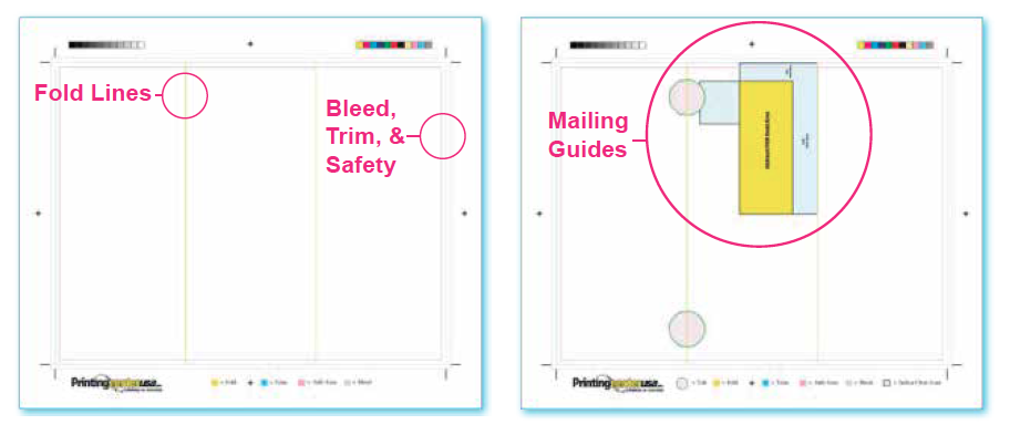 print and fold templates