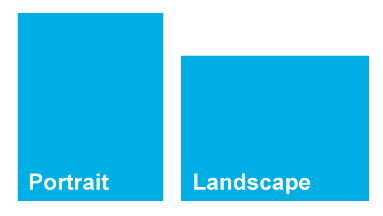 Portrait vs. Landscape