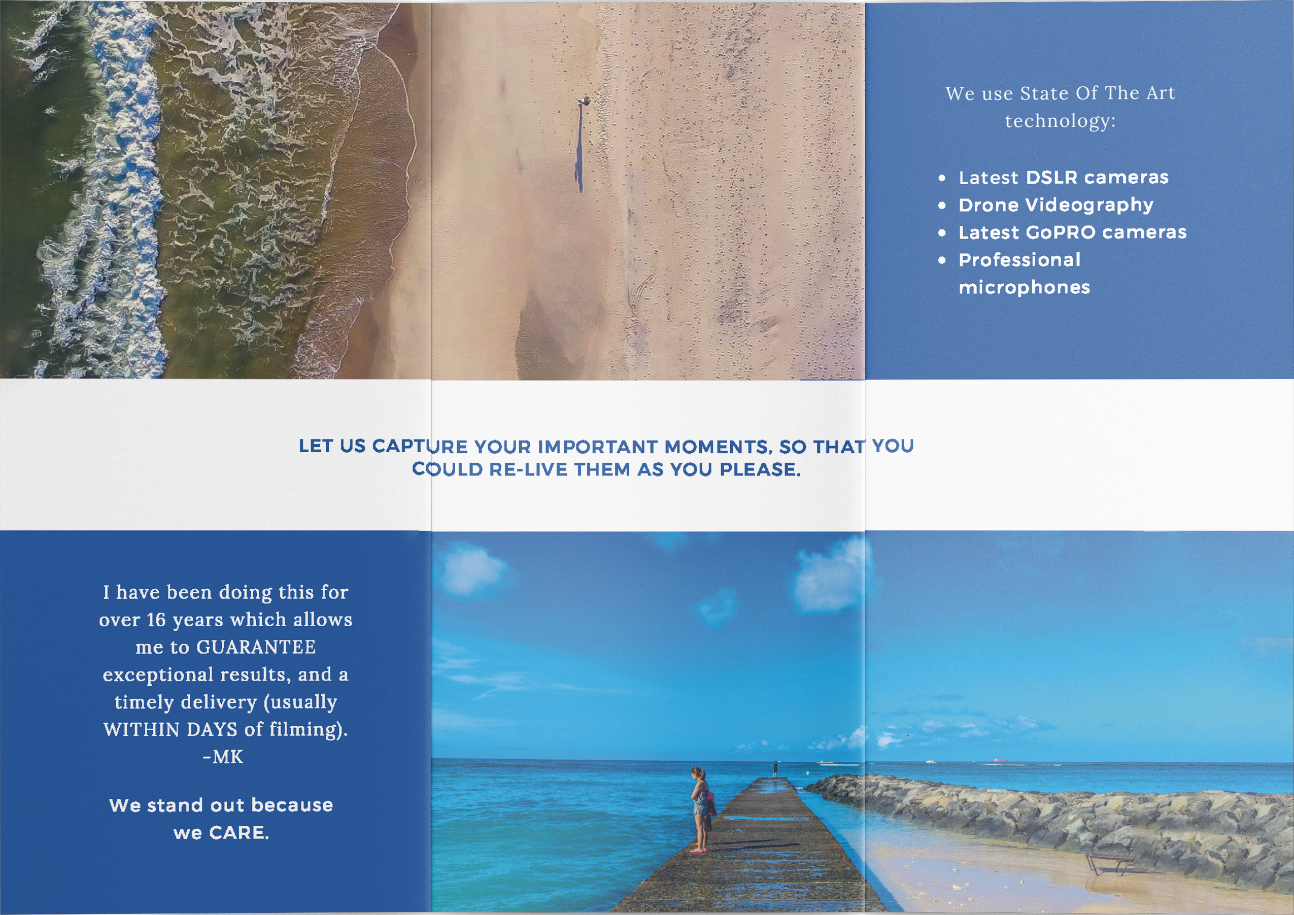Brochure Trifold Open