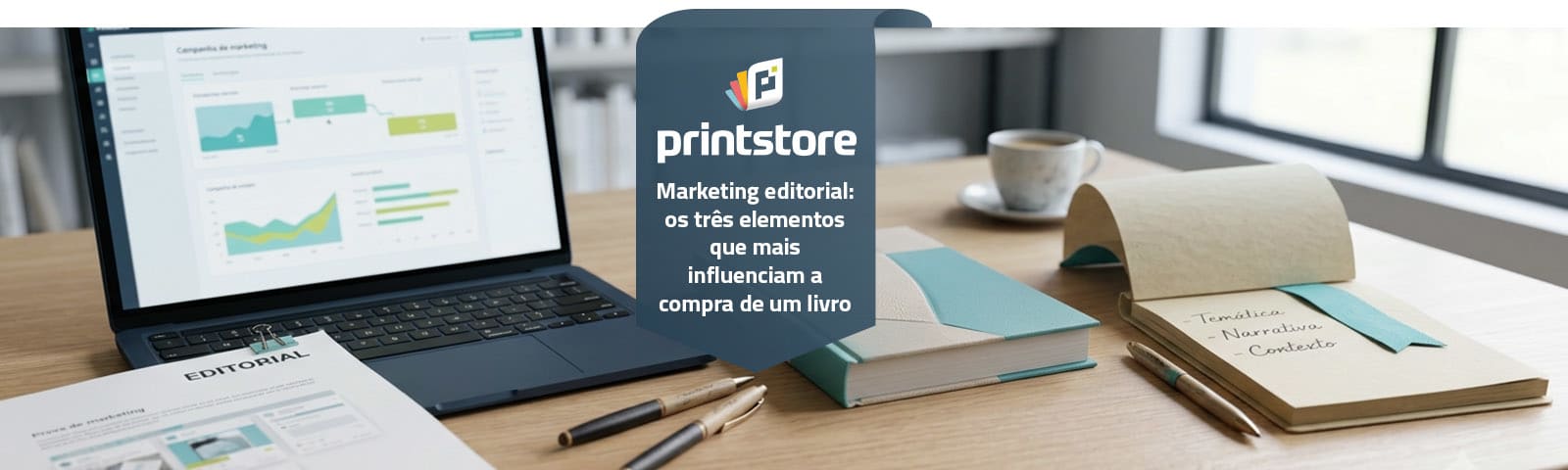 Imagem de destaque do post Marketing Editorial: 3 Elementos que Vendem Livros: Capa, Tema e Indicação