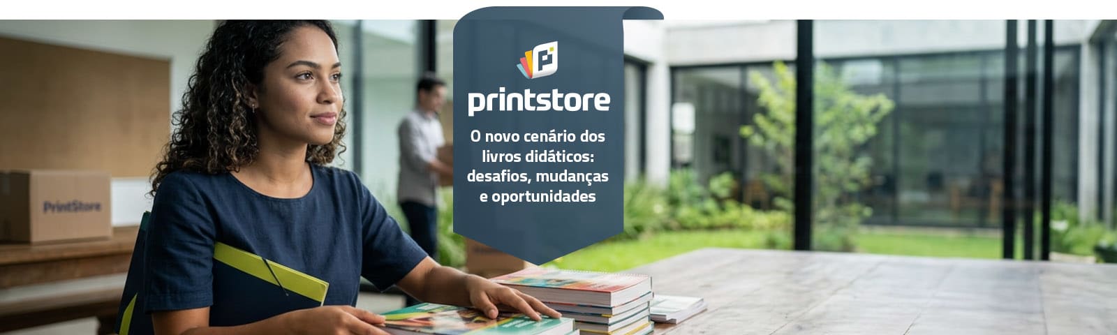 Imagem de destaque do post Livros didáticos sob demanda: reduza custos e estoques