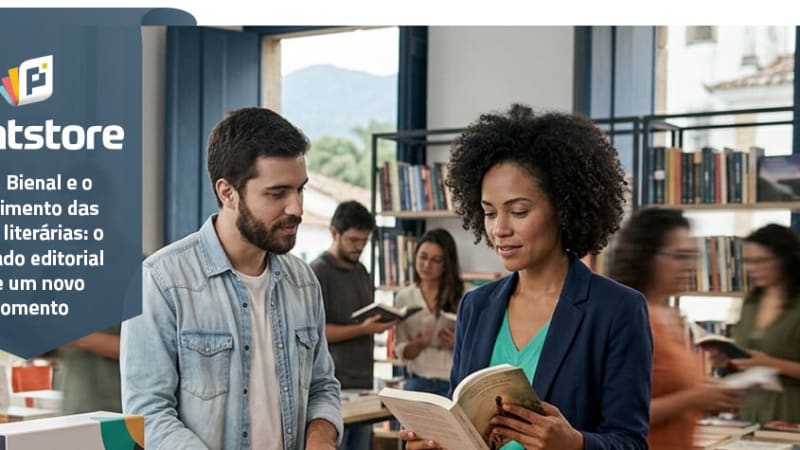 Imagem de destaque do post FLIP, Bienal e o crescimento das feiras literárias: o mercado editorial vive um novo momento