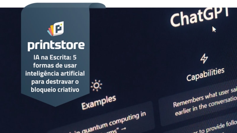Imagem de destaque do post IA na Escrita: 5 formas de usar inteligência artificial para destravar o bloqueio criativo