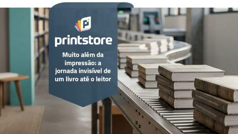 Imagem de destaque do post Muito além da impressão: a jornada invisível de um livro até o leitor