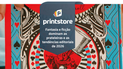 Thumbnail do post Fantasia e ficção dominam as prateleiras e as tendências editoriais de 2026