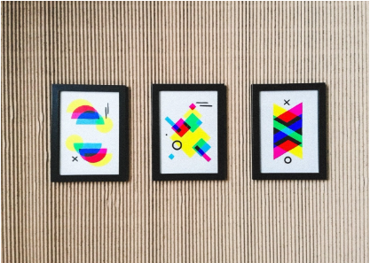 imagem que representa os padrões de cores cmyk e rgb