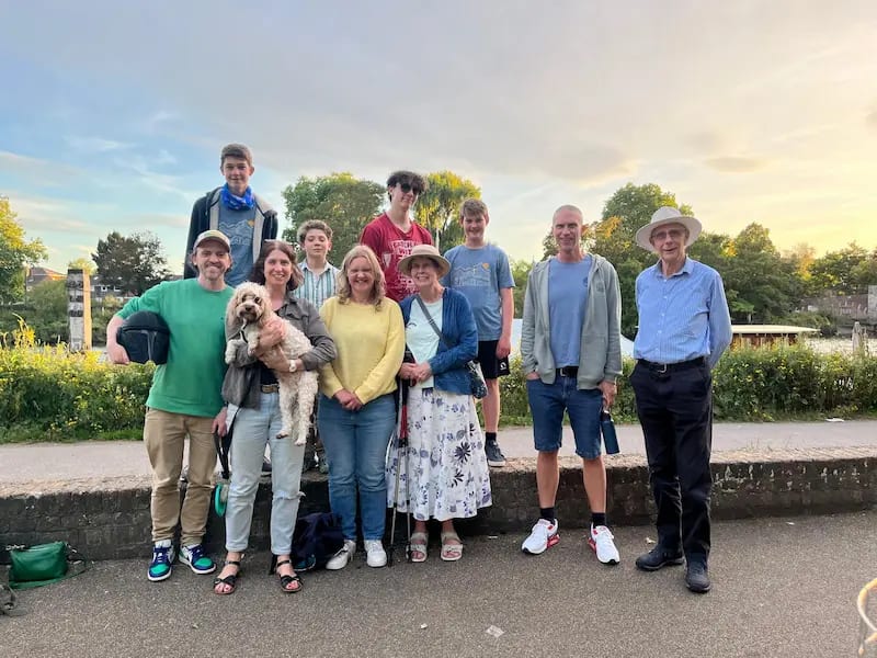 The family by the river