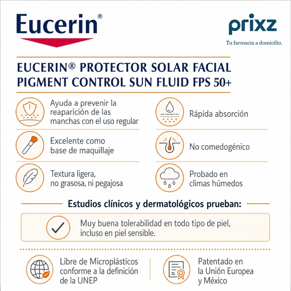 Eucerin Pigment Control Tinted Tono Medio Con 50 Ml