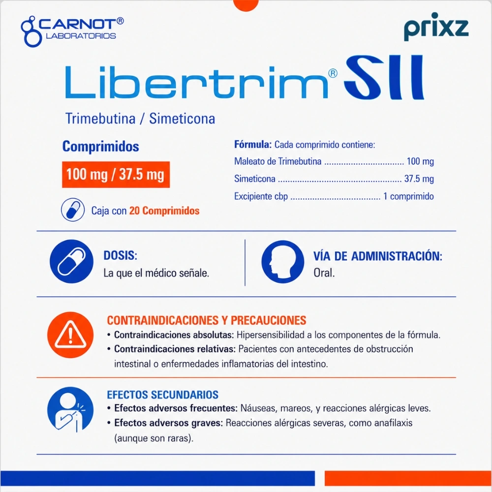Libertrim Sii 100/37.5 Mg Con 20 Comprimidos