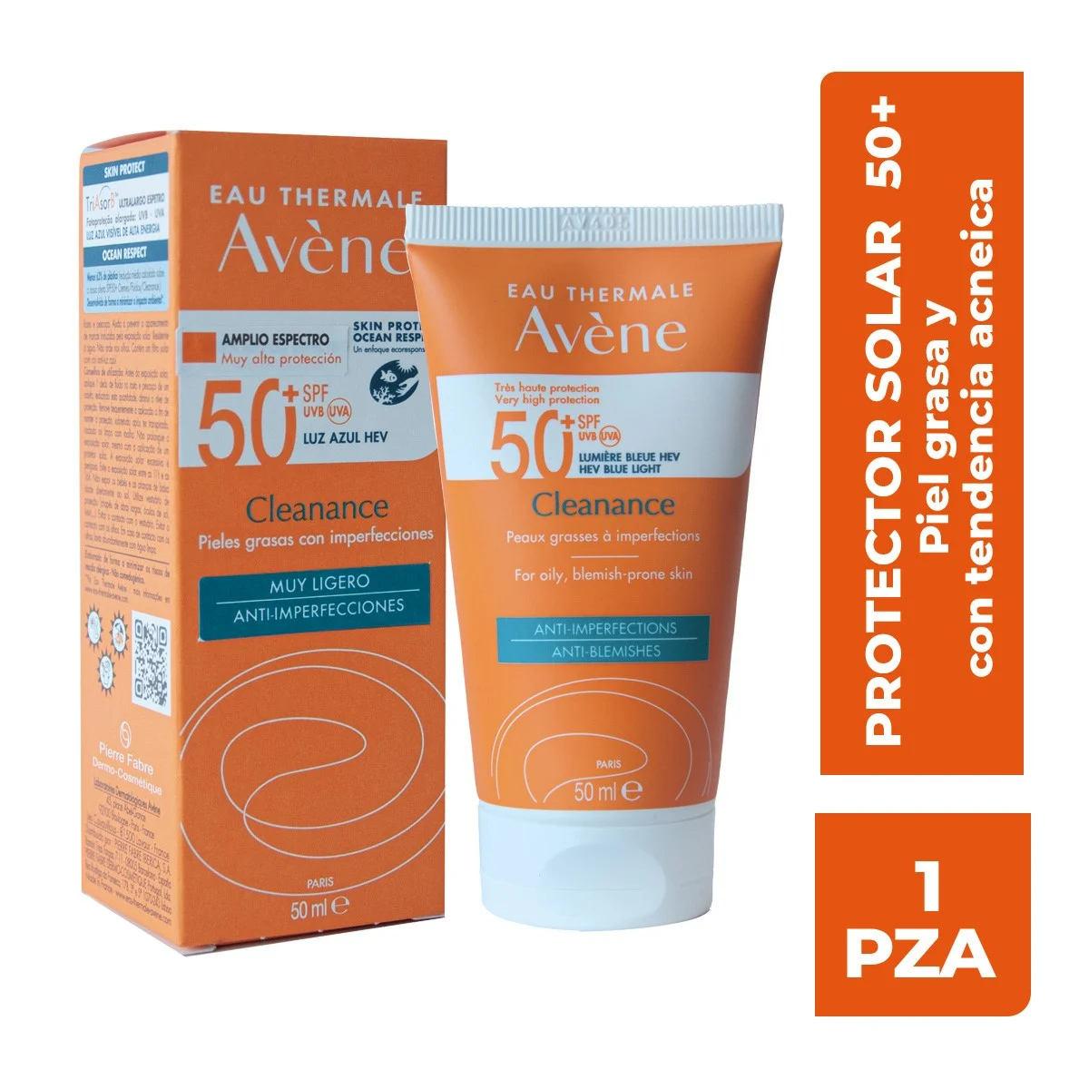 Comprar Avene Cleanance Protector Solar Fps 50+ Con 50 Ml