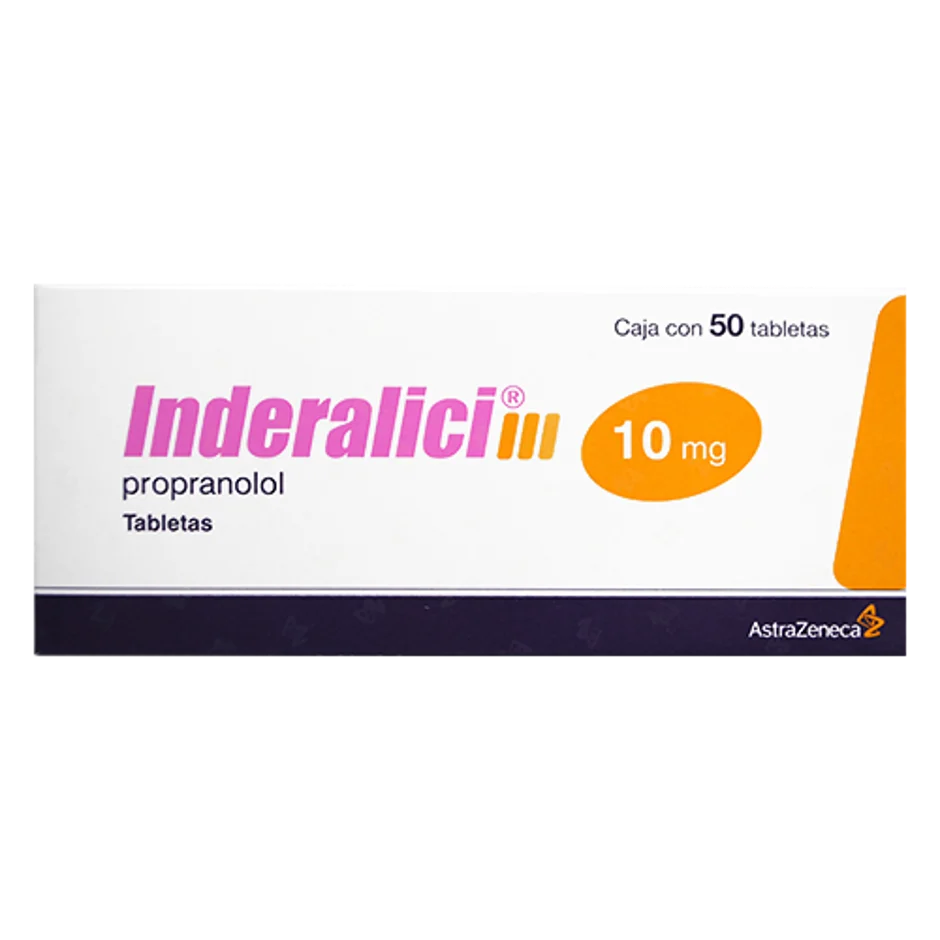 Comprar Inderalici 10 Mg Con 50 Tabletas