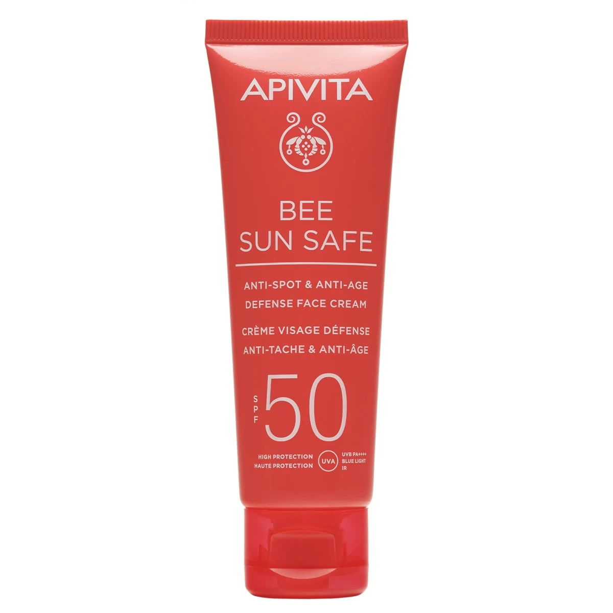 Apivita Bee Sun Safe Crema Facial Antiedad Y Antimanchas Spf 50 Con 50 Ml