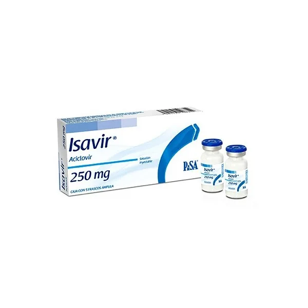 Comprar Isavir 250 Mg Solución Inyectable Con 5 Frascos