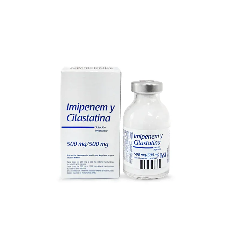 Comprar Imipenem, Cilastatina 500/500 Mg Con 1 Frasco Ámpula Solución Inyectable