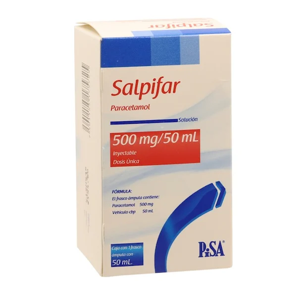 Comprar Salpifar 500 Mg Con Frasco Ámpula De 50 Ml