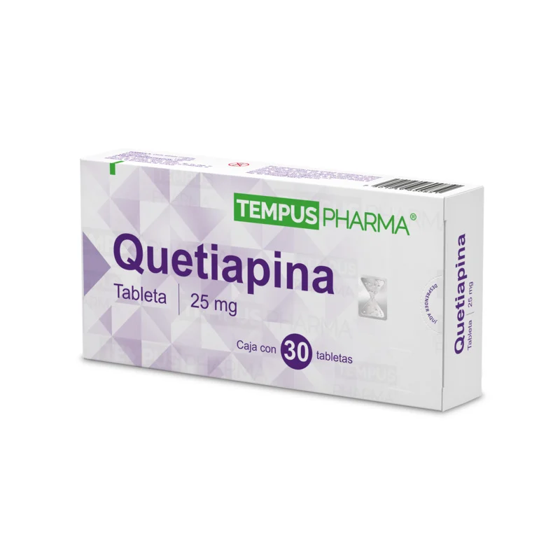 Comprar Quetiapina 25 Mg Con 30 Tabletas