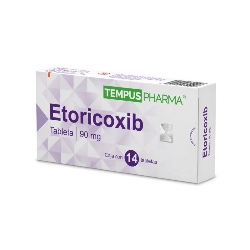 Comprar Etoricoxib 90 Mg Con 14 Tabletas