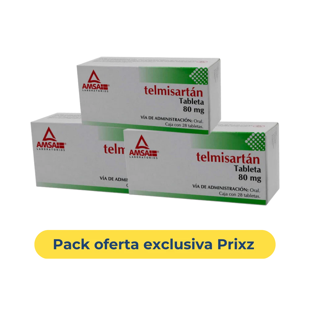 Comprar Telmisartán 80 Mg Con 84 Tabletas