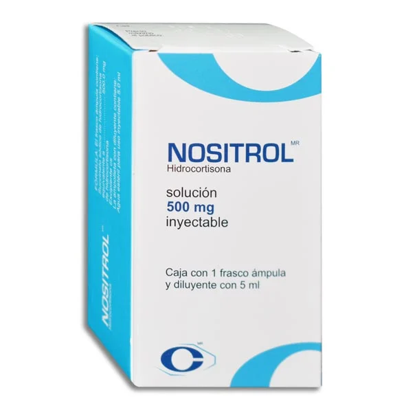 Comprar Nositrol 500 Mg Solución Inyectable Frasco Ámpula 5 Ml