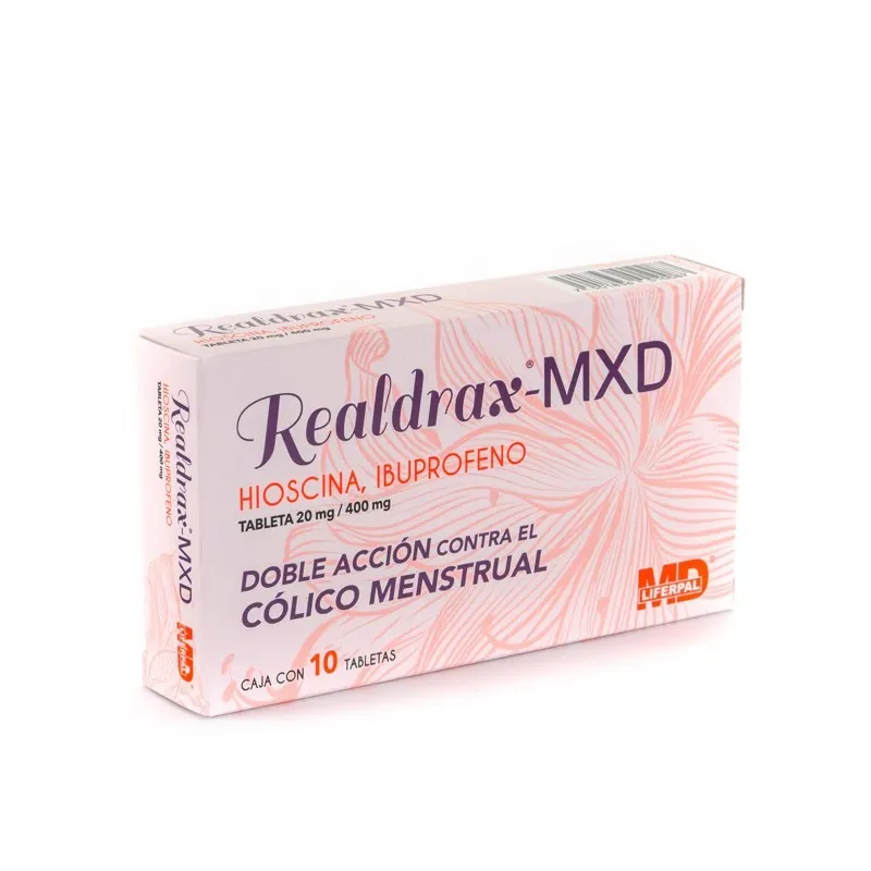 Comprar Realdrax-Mxd 20/400 Mg Con 10 Tabletas