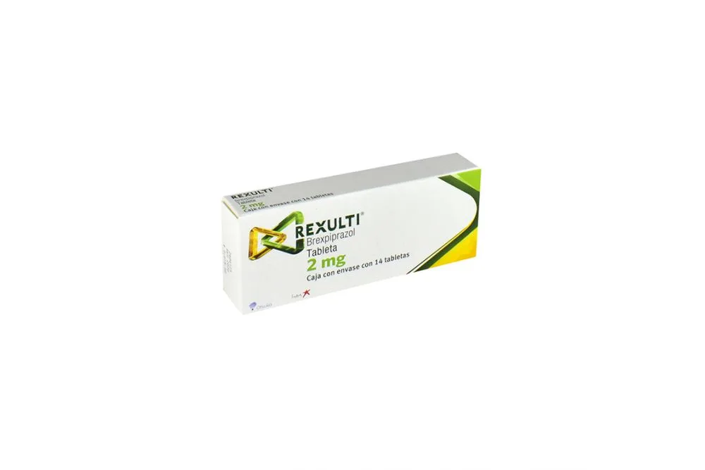 Compra Rexulti brexpiprazol 2 mg con 14 tabletas en Prixz