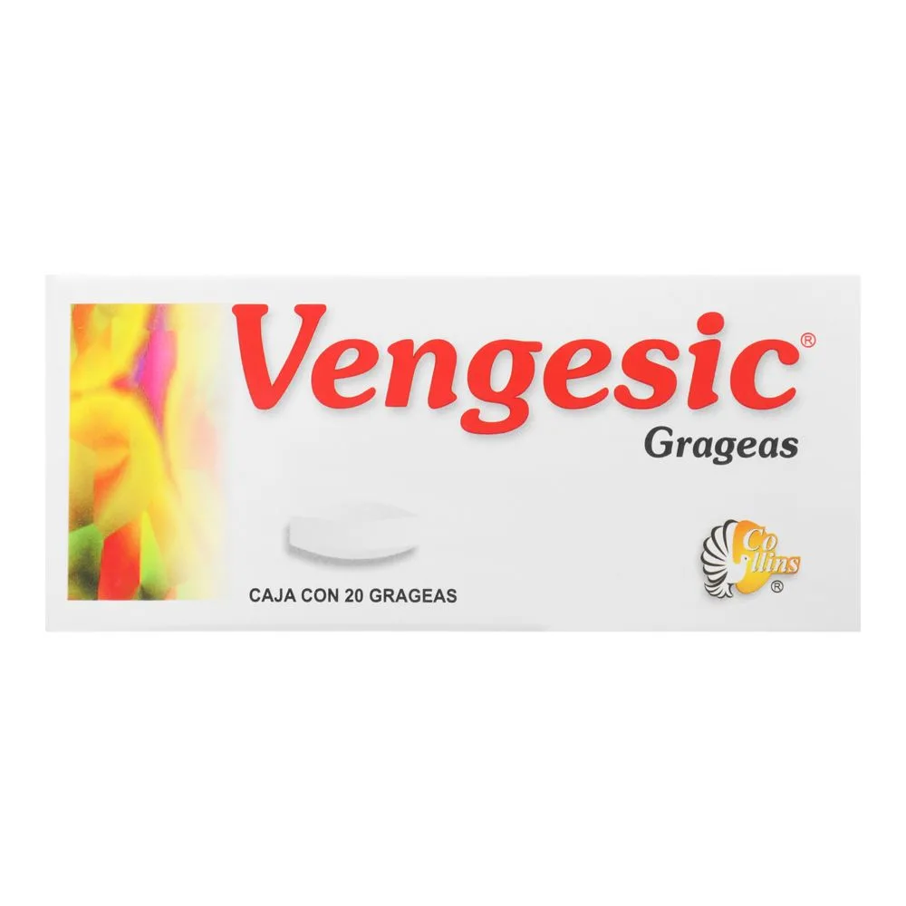 Comprar Vengesic 100/0.5/200/200 Mg Con 20 Grageas