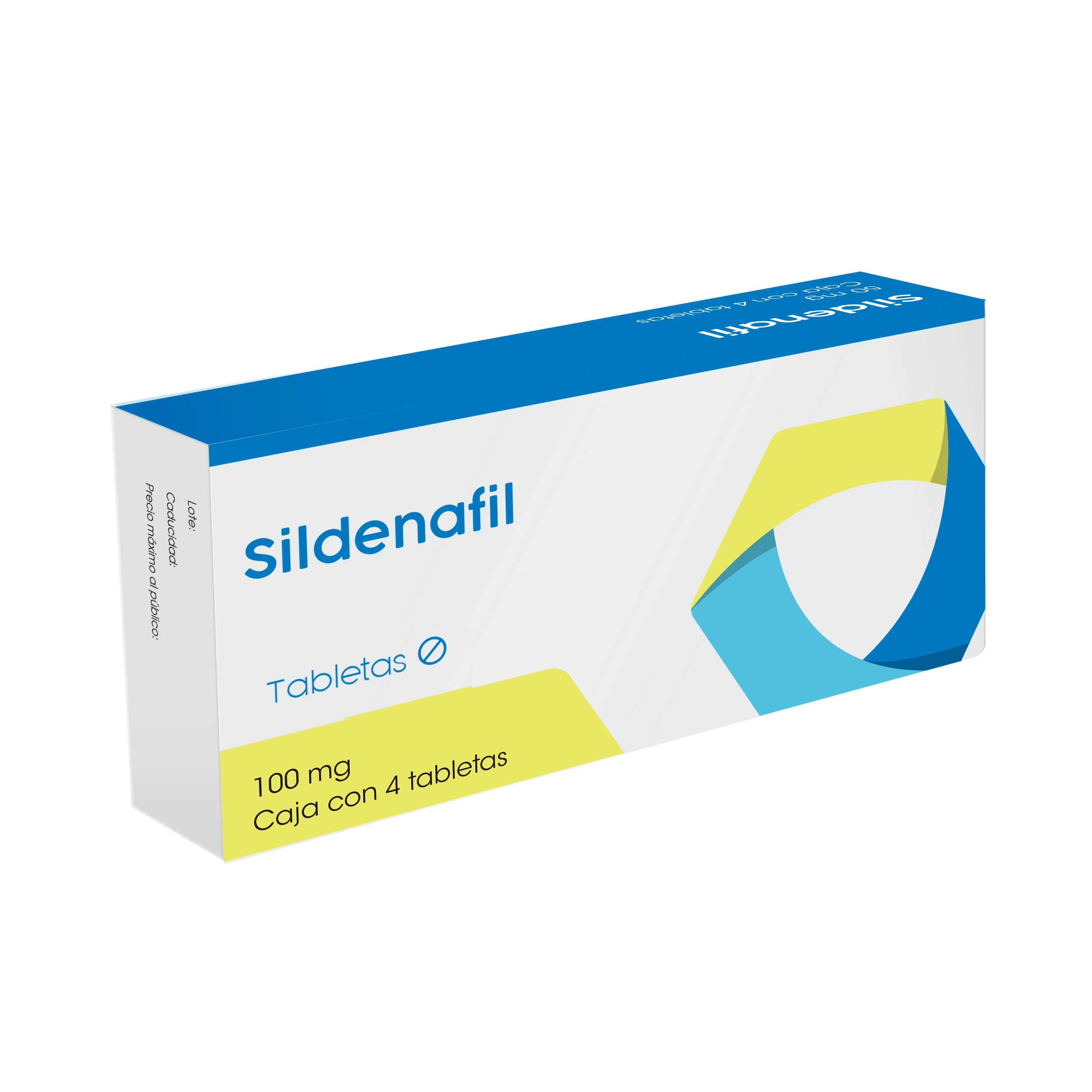 Comprar Sildenafil 100 Mg Con 4 Tabletas