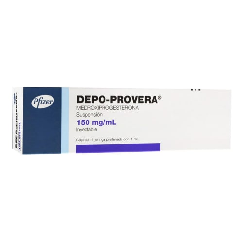 Depo provera 150 mg / ml suspensión jeringa prellenada con 1 ml Depo provera 150 mg / ml suspensión jeringa prellenada con 1 ml