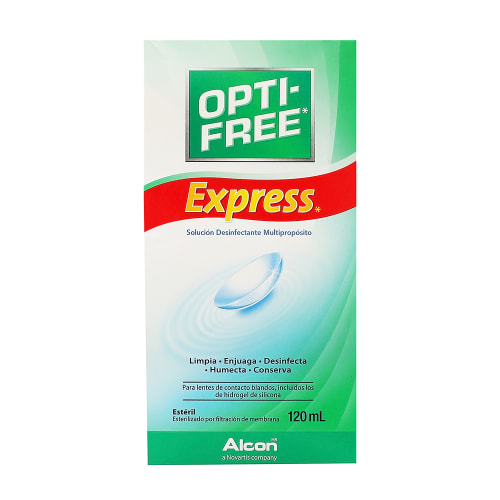 Opti free 120 ml líquido botella cloruro de sodio 0.0005 % precio Opti free 120 ml líquido botella cloruro de sodio 0.0005 % precio