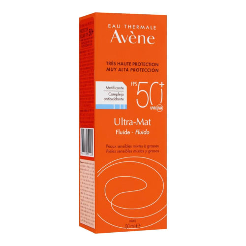 Avène bloqueador solar emulsión toque seco sin color fps50+ piel sensible 50 ml tubo Avène bloqueador solar emulsión toque seco sin color fps50+ piel sensible 50 ml tubo